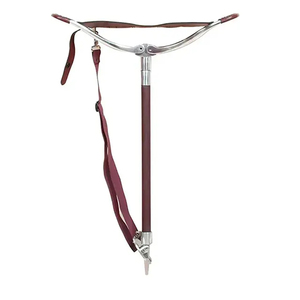 Chaise de marche traditionnelle personnalisable en cuir marron antique de haute qualité pour la chasse, la randonnée, les voyages, les festivals de musique, OEM - Product Image 2