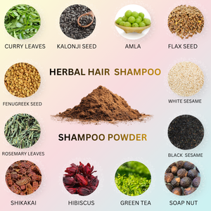 Inovador Jabón en Polvo Natural para el Cabello con Romero, Soapnut, Amla, Shikakai, Sésamo Blanco y Negro, Moringa y Té Verde para Niñas y Niños - Product Image 6