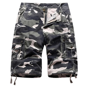 2026 Factory Direct Sale <b>Men</b> Elastic Waist <b>Short</b> Pants Quality Cotton Cargo Casual <b>Shorts</b> Cheap <b>Camo</b> Cargo <b>Shorts</b> - Product Image 1