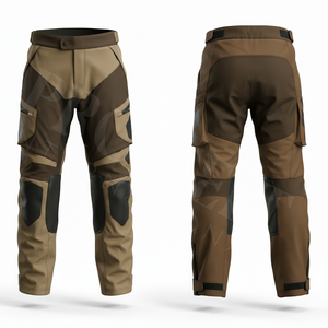 Latest Design Textile Motorcycle Riding Pants <b>Waterproof</b> Protective Biker Breathable Armored with Knee <b>Pads</b> Motorbike Pants Men - Product Image 3