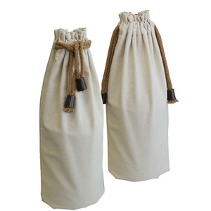 Heavy Duty Cotton <b>Canvas</b> Bottle Carrier Reusable Gift <b>Bag</b> - Product Image 1