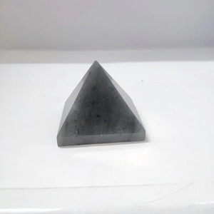 Wholesale 30-35mm Pyramid Muntaha Agate Handmade Natural Stone Bulk Reiki <b>Crystals</b> Grey Aventurine Premium Quality - Product Image 4