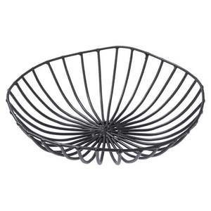Cesta de Almacenamiento para Cocina, Cesta de Metal para Picnic, Acabado con Recubrimiento en Polvo Marrón, Cesta Hecha a Mano - Product Image 5