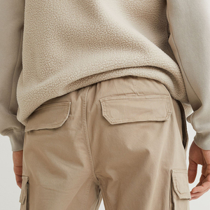 Pantalon de jogging personnalisé pour homme, en coton, coupe ajustée, taille haute, avec cordon de serrage, séchage rapide, idéal pour la gym - Product Image 5