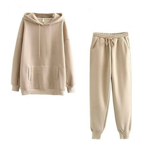 Fleece Couture Style <b>Jacket</b> Set Cotton Slim Fit Velvet Velour Cropped Two Piece <b>Women</b> Tracksuit Blank Luxury Custom Logo Suede - Product Image 5