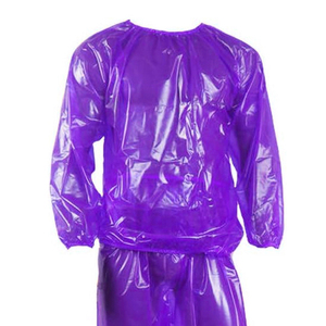 Combinaison de sauna en fibre de polyester argentée personnalisée pour hommes, femmes et enfants, pour usage domestique, entraînement en salle de sport, amincissement corporel, perte de poids, élastique - Product Image 4
