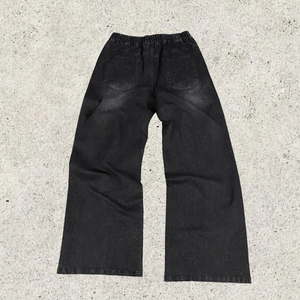 Pantalones Vaqueros Holgados Personalizados para Mujer, Estilo Desgastado, Nueva Colección 2026, Corte Holgado, Color Sólido, con Bolsillos Laterales - Product Image 2