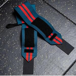 Muñequeras elásticas de alta calidad al por mayor, correas de soporte para muñecas de gimnasio, muñequeras personalizadas para levantamiento de pesas, muñequeras resistentes para powerlifting. - Product Image 2