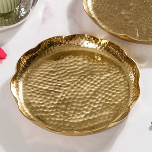 Durable Metal Urli Bowl Antique Design Floating Flower Diya Decorative Centerpiece <b>Temple</b> Decor - Product Image 5