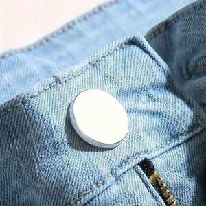 Shorts en jean pour hommes, polyester/coton, décontractés, été, écologiques, séchage rapide, respirants, durables, logo personnalisé, vêtements OEM ODM - Product Image 3