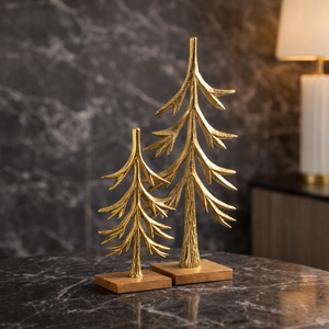 Décoration de Noël artisanale en fer, accent festif pour la maison, centre de table moderne en métal pour hôtels et événements - Product Image 1