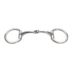 บริการผลิตตามสั่ง (OEM) บิตม้าแบบ Snaffle พร้อมโลโก้ บิตแบบปรับได้สองข้อต่อ บิตขนาดใหญ่พิเศษสำหรับฝึกขี่ม้าแบบตะวันตก - Product Image 3