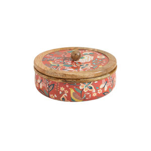 Casserole classique pour fondue chinoise, écologique, artisanale, chauffe-plat en bois avec couvercle en bois, passe au lave-vaisselle, diamètre 20 cm, par UO - Product Image 3