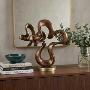 Sculpture abstraite moderne, décoration artistique de table, forme irrégulière, design fait main pour le salon - Product Image 1