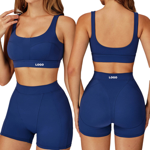 Conjunto de Yoga Transpirable de Alta Calidad con Estampado, 2 Piezas, Ropa Deportiva para Mujer, Bra Deportivo y Leggings, Traje de Entrenamiento Antibacterial - Product Image 1