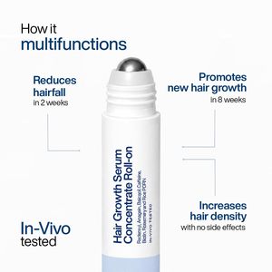 Sérum de croissance capillaire WishCare en roll-on pour le cuir chevelu |   Sérum de croissance capillaire avancé avec Redensyl et huile de romarin |   0,33 fl oz (10 ml) - Product Image 3