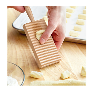Wooden <b>Pasta</b> Drying Rack With Grooved Design Eco-Friendly Kitchen Tool Dishwasher Safe <b>Pasta</b> Gnocchi Board - Product Image 3
