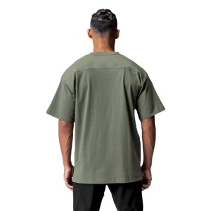 เสื้อยืดโอเวอร์ไซส์คุณภาพสูง ผ้าฝ้าย 100% ทรงหลวม สไตล์สตรีทแวร์ ระบายอากาศ แห้งเร็ว ไซส์พลัส สำหรับผู้ชาย ใส่สบายๆ - Product Image 5