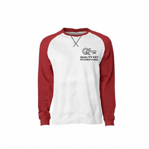 Sudaderas y Hoodies Básicos para Hombre, Estilo Deportivo, Cuello Redondo Clásico, Sudadera Raglán Informal - Product Image 2