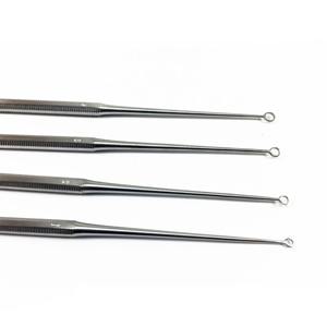 Curetas BUCK EAR de 16 cm, Instrumentos Quirúrgicos Ortopédicos Manuales para ORL, Miringotomía, Otología, Instrumentos Rectos Afilados/Amortiguados - Product Image 6