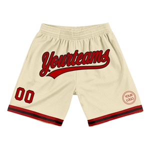 Wholesale Direct OMMIZ INDUSTRY Best Selling Custom Gold Black Pinstripe Purple-White Authentic Basketball Shorts - Product Image 4