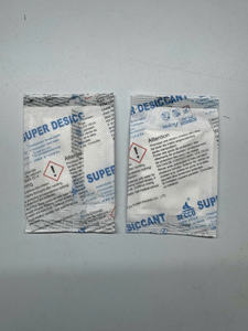 Super Secco 10g 100 piezas por kg 10kg por caja 400% de tasa de absorción desecante en polvo de cloruro de calcio - Product Image 3