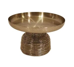 Tazones y Platos de Metal para Servir Chocolate, Diseño Atractivo en Color Dorado, Accesorios de Cocina para la Encimera - Product Image 3