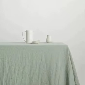 Handmade Premium Quality Cotton <b>Tablecloth</b> Sage Green Modern Style for Home Kitchen and Party Wedding Events <b>Tablecloth</b> - Product Image 4