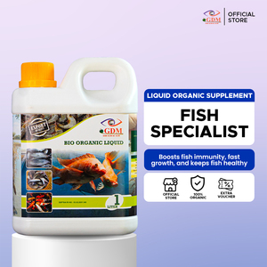Líquido Bio Orgánico GDM para Acuicultura – Favorece el Crecimiento de los Peces, Mejora la Calidad del Agua y Mejora la Salud de los Peces - Product Image 2