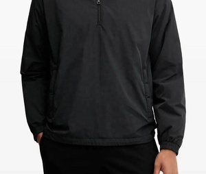Nouvelle veste coupe-vent unisexe en nylon à fermeture éclair, motif écossais, résistante au vent et imperméable, personnalisable avec logo ODM, demi-zip. - Product Image 5