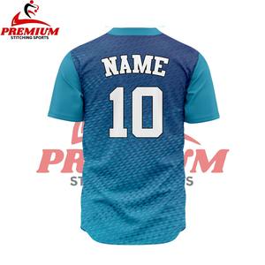 Camisetas de Béisbol Sublimadas de Alta Calidad, Unisex, Personalizables, al por Mayor, Transpirables, Uniformes Cortos de Béisbol, Ropa de Softbol - Product Image 2
