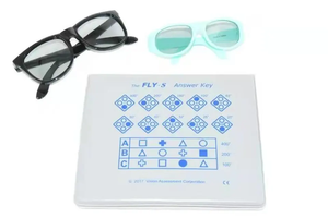 1000S Bagan Tes Ketajaman Penglihatan <span class=keywords><strong>Stereo</strong></span> Optik untuk Ambliopia & Strabismus, Standar Pediatrik, Optometri Terpolarisasi, Tes Penglihatan <span class=keywords><strong>Stereo</strong></span> <span class=keywords><strong>Fly</strong></span> - Product Image 5
