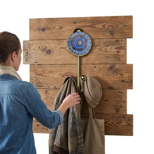 Beads Art Ceramic + Metal Wall <b>Hook</b> <b>Coat</b> Hanger Handmade Luxury Multifunction Home <b>Decor</b> Waterproof Eco-Friendly Adjustable - Product Image 4