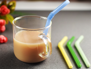 หลอดดูดน้ำแก้วโบโรซิลิเกตคุณภาพสูงแบบใช้ซ้ำได้สำหรับอุปกรณ์บาร์ ขายส่ง - Product Image 5