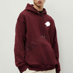 Sweat-shirts pour hommes en coton mélangé, prix de gros, basiques, couleur personnalisée, sweat-shirts à capuche pour hommes - Product Image 5