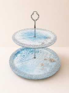 Premium Epoxy Resin <b>Cake</b> Stand for <b>Wedding</b> Birthday Party Dessert Table - Product Image 2