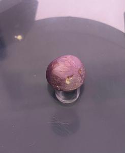 ทับทิมธรรมชาติ 12.44 กะรัต สีแดงอมม่วง คอรันดัม |   พลอยรูปไข่ขนาดใหญ่แบบหลวม - Product Image 1