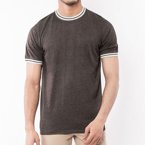 T-shirt Homme Personnalisable 100% Coton Coupe Ample Imprimé Surdimensionné Service OEM ODM Écologique Anti-Plis 220g Manches Courtes - Product Image 4