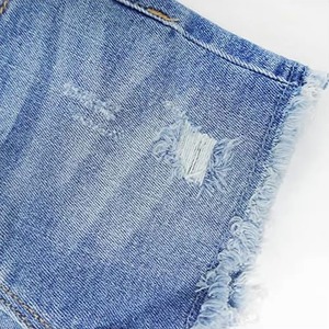 Shorts de Mezclilla de Cintura Alta para Mujer, a la Moda, Casuales de Verano, Super Desgastados, Personalizables - Product Image 2