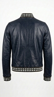 Blouson Bomber Homme en Cuir Véritable Tendance, Col Montant, Imperméable, Séchage Rapide, Respirant, Durable, Décontracté, Hiver, Vêtement d'extérieur, OEM