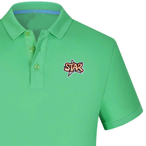 Camisa Casual de Hombre Negra y Gris Sólida con Botones, Manga Corta, Logotipo Bordado en el Dobladillo Inferior, Tejido de Algodón Transpirable, Logotipo Personalizado - Product Image 3