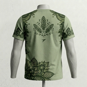 เสื้อยืดแฟชั่นพื้นฐาน เนื้อผ้านุ่ม น้ำหนักเบา สวมใส่สบาย เหมาะสำหรับใส่ลำลอง เล่นกีฬา หรือใส่ทุกวัน เสื้อผ้าสำหรับทุกเพศ - Product Image 3