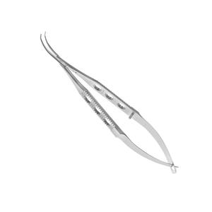 layman Stainless Steel Lens Holding Forceps Delicate Angled Jaws Gently Curved Shanks Micro Ophthalmic By <b>Blush</b> Surgical - Product Image 1