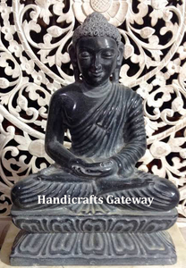 Escultura de Buda sentado en la parte delantera, Simple - Product Image 6
