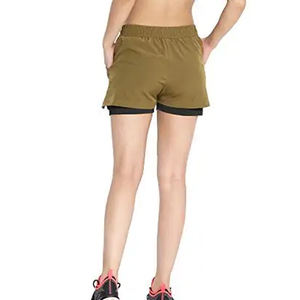Shorts de sport taille haute personnalisés pour femmes, en coton respirant, pour yoga et course à pied, coloris tendance, vente en gros - Product Image 5