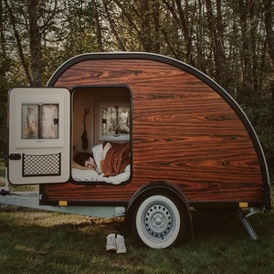 Caravana de Lujo Tipo Lágrima 4x4, Remolque Compacto para Acampar con Espacio Cómodo para Dormir, Ideal para Escapadas de Fin de Semana - Product Image 3