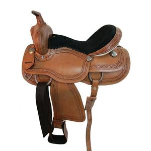 Silla de montar de cuero de primera calidad, hecha a mano, con detalles grabados y diseños personalizados, para accesorios de equitación y carreras de caballos. - Product Image 6