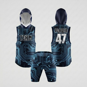 Uniformes de football 7 contre 7 personnalisés par sublimation, uniformes de flag football 7on7, noms et numéros d'équipe, 100 % polyester, séchage rapide, sans manches, vêtements d'équipe - Product Image 1