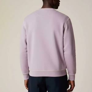 เสื้อสเวตเชิ้ตคอกลมผู้ชาย สีพื้น ผ้าถัก คอตตอน ทรงปกติ สวมใส่สบายๆ สำหรับฤดูใบไม้ร่วงและฤดูหนาว แขนยาว - Product Image 5
