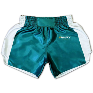 Pantalones Cortos de Punto Satinado para Hombre, Color Azul Marino Sólido, Cintura Media Elástica, Secado Rápido, Casuales, 100% Poliéster - Product Image 1